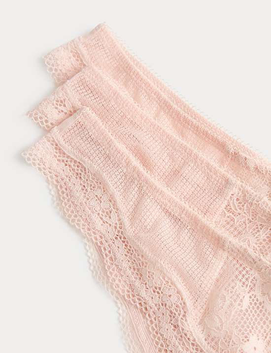 3pk Jasmine Lace Miami Knickers