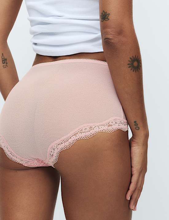 3pk Jasmine Lace High Rise Shorts