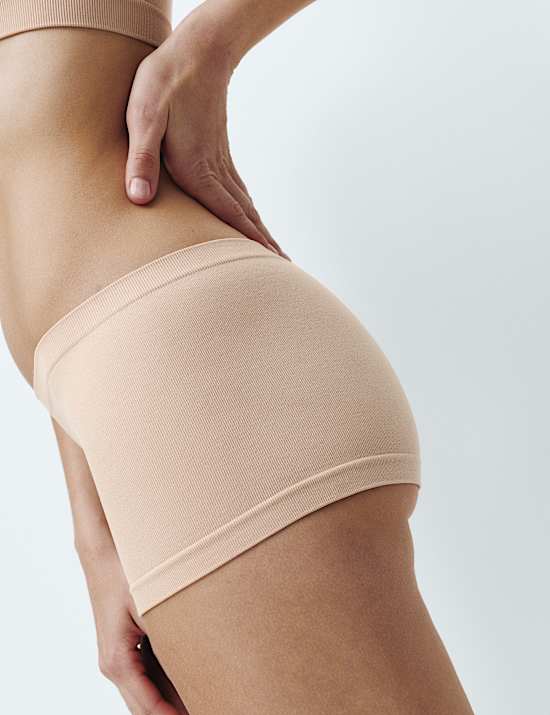 3 Pack Seamless Boxer Shorts