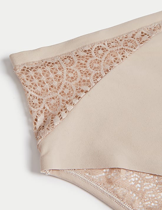 3pk Body Soft™ High Waisted Brazilian Knickers