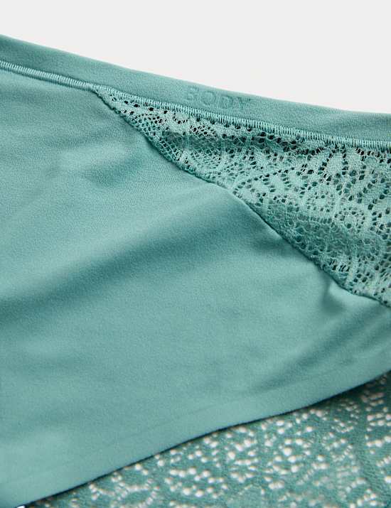 3pk Body Soft™ High Waisted Brazilian Knickers