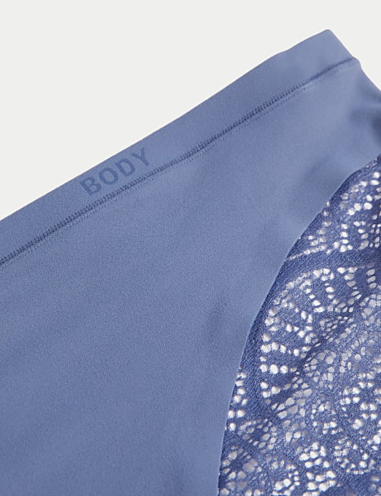 3pk Body Soft&trade; Lace Bikini Knickers