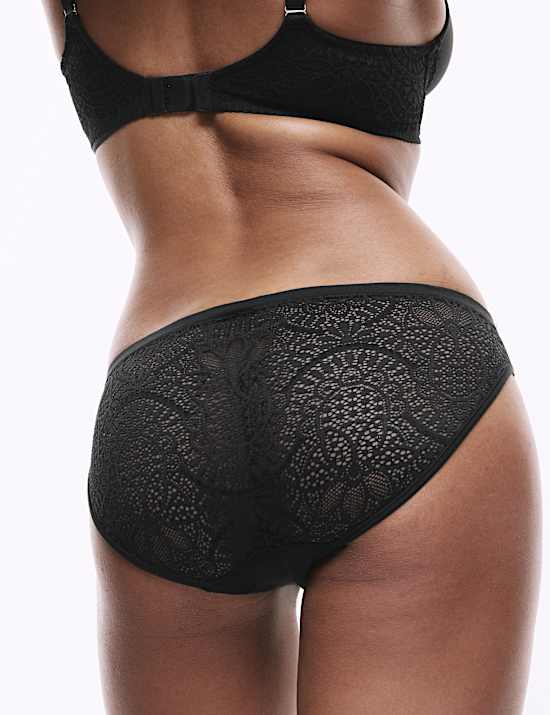 Set van 3 Body Soft&trade;-bikinislips met kant