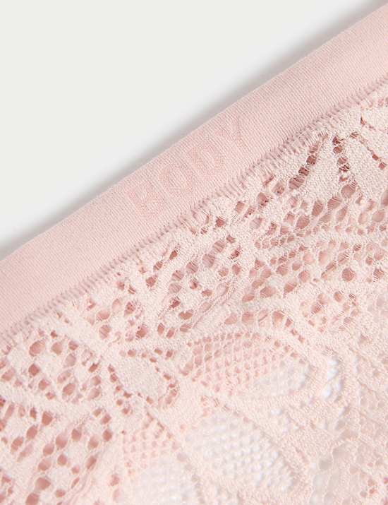 3pk Body Soft&trade; Lace Thongs