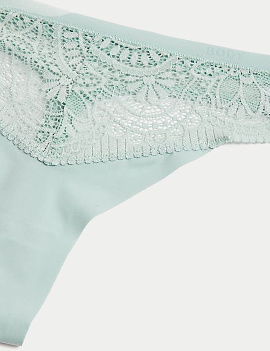 Pack de 3 tangas con encaje Body Soft&trade;