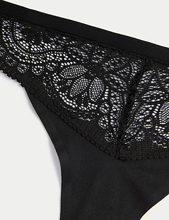 3pk Body Soft™ Lace Thongs