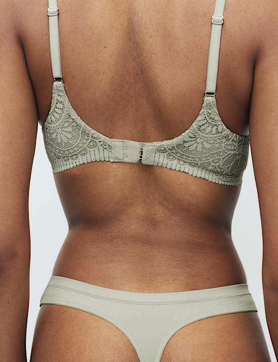 3pk Body Soft&trade; Lace Thongs