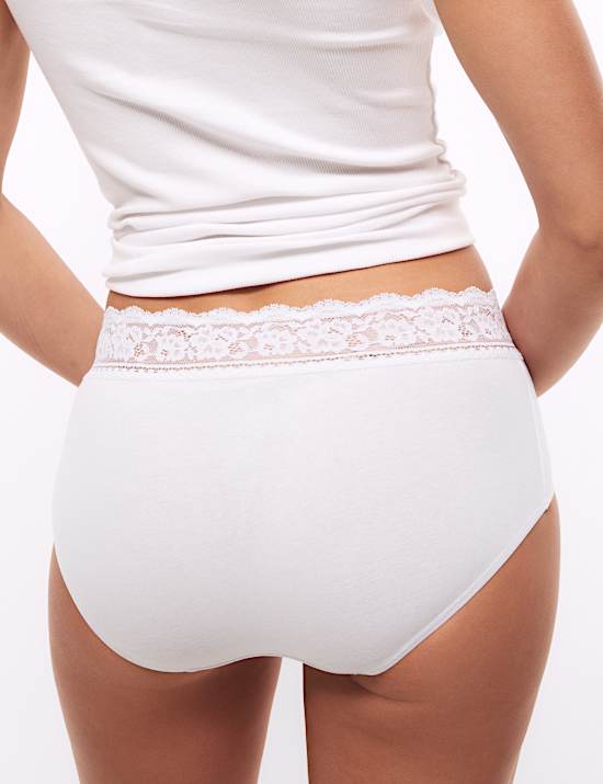 5pk Cotton Rich High Rise Shorts