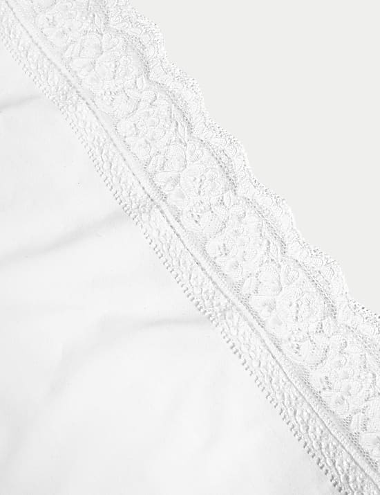 Lot de 5 culottes en coton Lycra® et dentelle