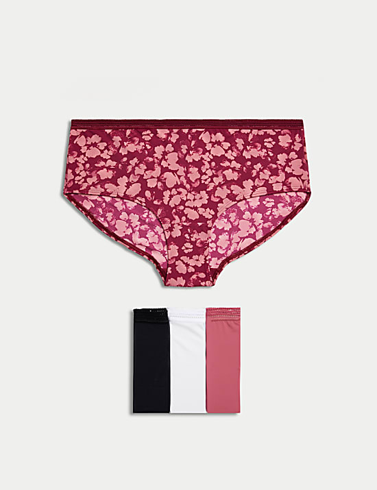 4pk Microfibre Low Rise Shorts