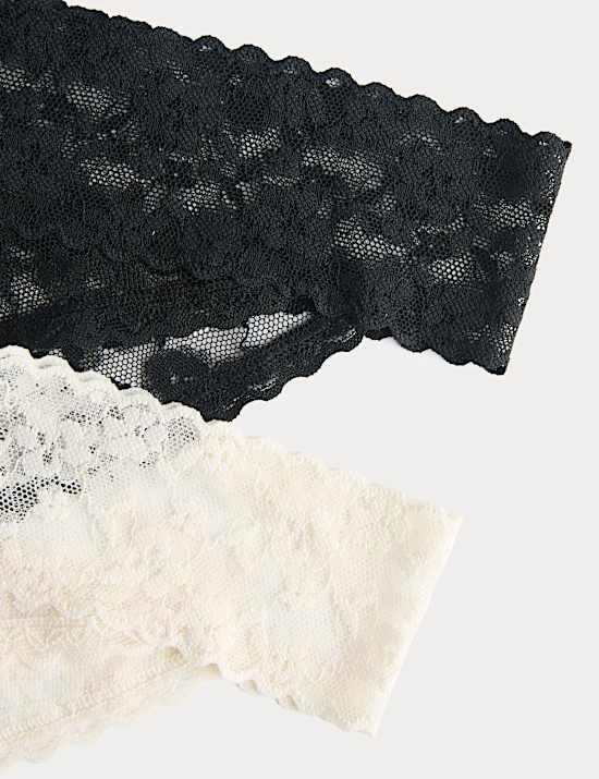 3pk Floral Lace Miami Knickers