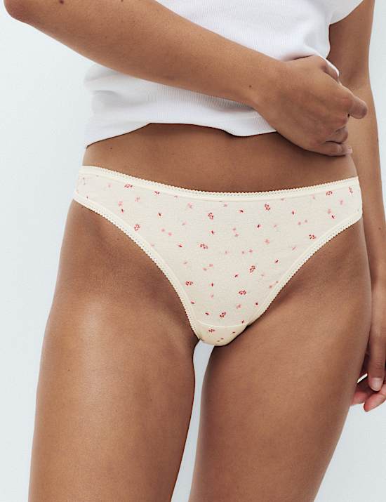 Set van 5 strings van katoen en lycra&reg;