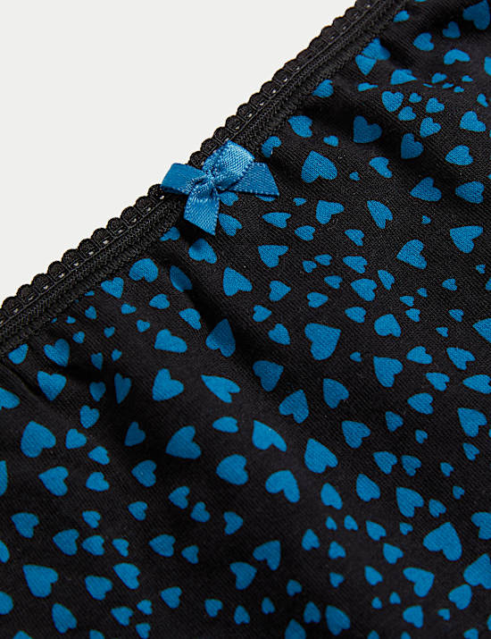 5pk Cotton Lycra™ Bikini Knickers