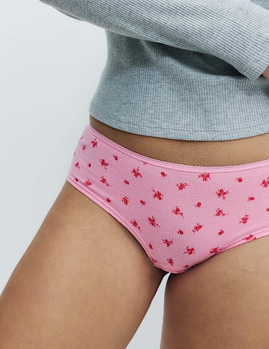 5pk Cotton Lycra&trade; Low Rise Shorts