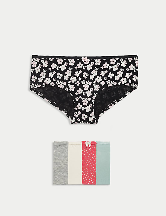 Pack 5 Cotton Mix Knickers