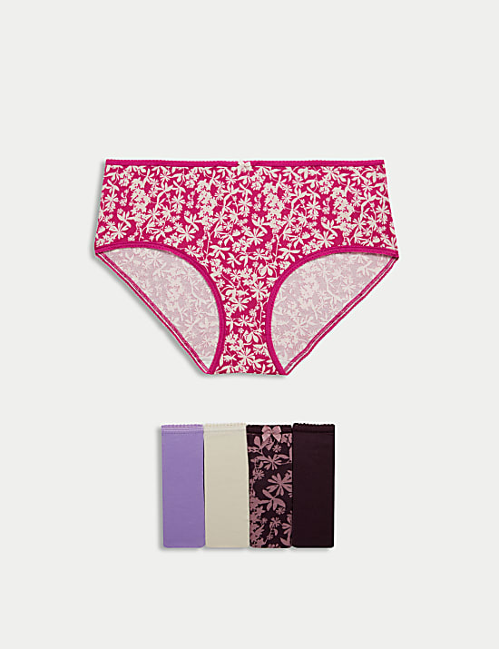 5pk Cotton Lycra™ High Rise Shorts