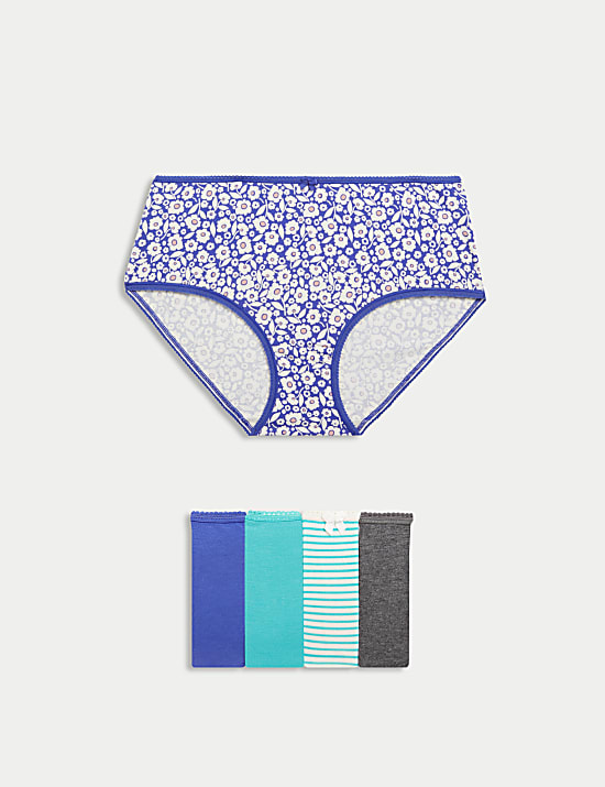 5pk Cotton Lycra™ High Rise Shorts