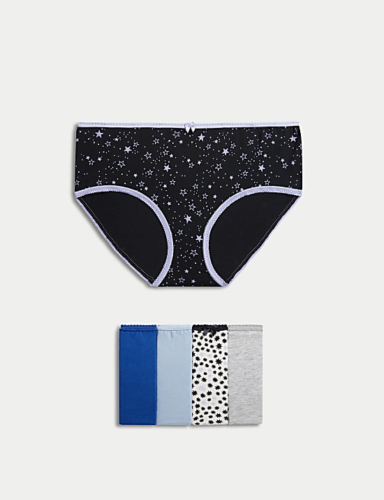 5pk Cotton Lycra&trade; High Rise Shorts