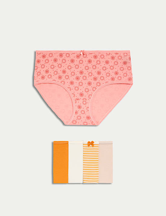 5pk Cotton Lycra&trade; High Rise Shorts