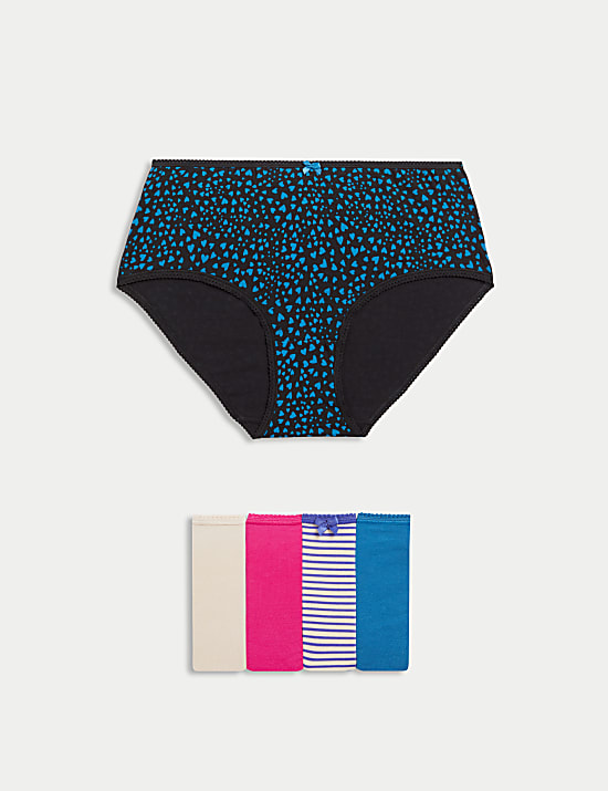 5pk Cotton Lycra™ High Rise Shorts