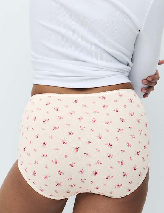 5pk Cotton Lycra&trade; Full Briefs