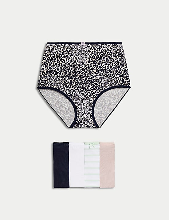 5pk Cotton Lycra™ Full Briefs