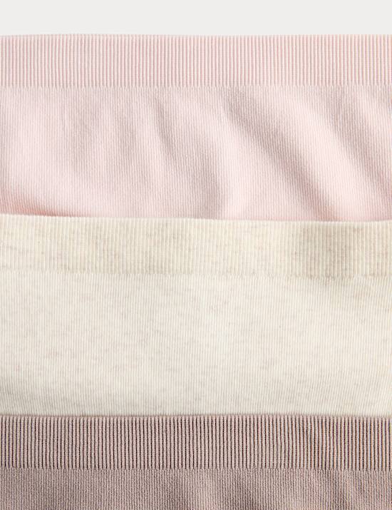 3 Pack Seamless High Leg Knickers