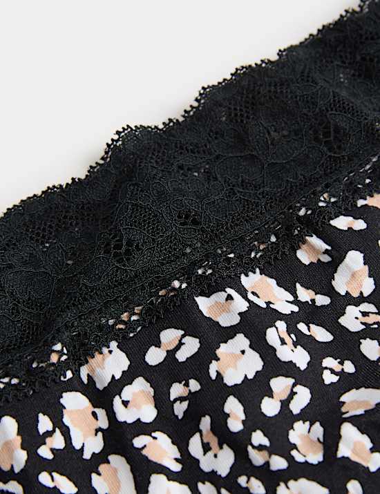 5pk Cotton Rich Printed Full Briefs