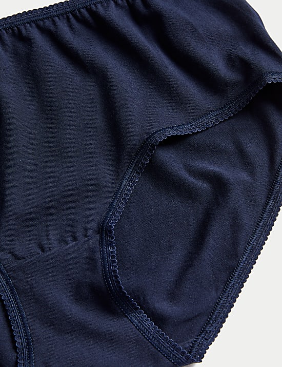 5pk Cotton Lycra™ Printed High Rise Shorts