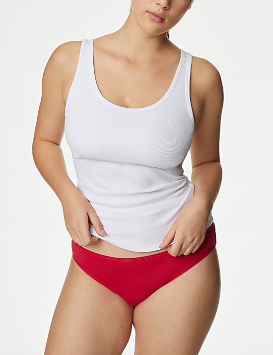 5pk Cotton Lycra&trade; Printed Bikini Knickers