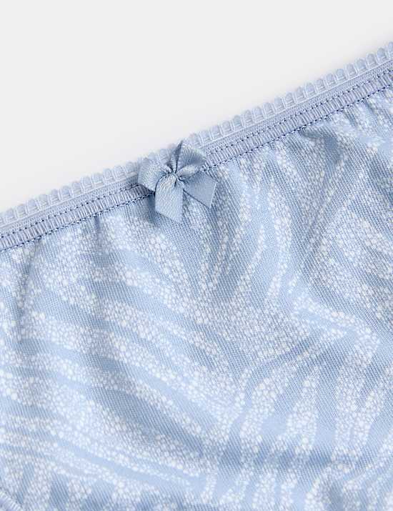 5pk Cotton Lycra™ Printed Low Rise Shorts