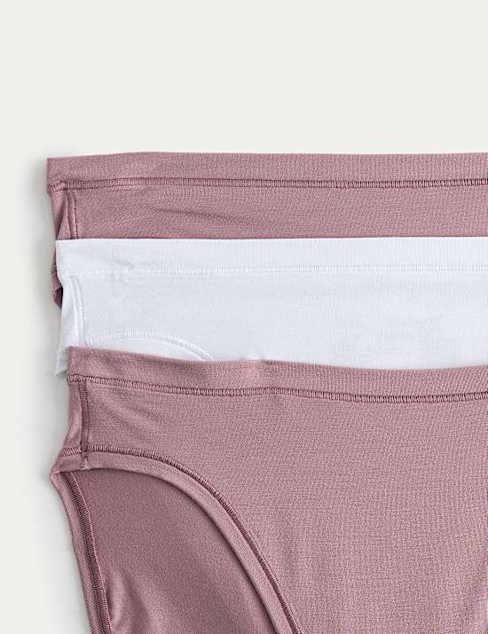 Lot de 3 culottes coupe &eacute;chancr&eacute;e Flexifit&trade; en modal