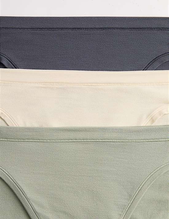 3pk Flexifit™ Modal High Leg Knickers