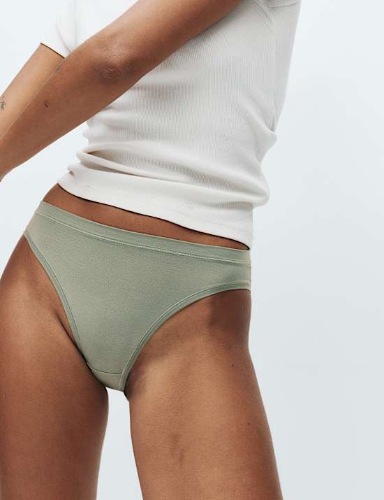 3pk Flexifit™ Modal High Leg Knickers