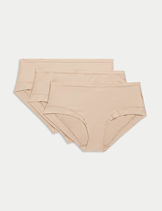 3pk Flexifit™ Modal  Low Rise Shorts