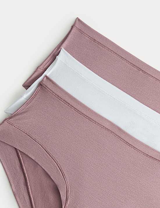 3pk Flexifit&trade; Modal  Low Rise Shorts