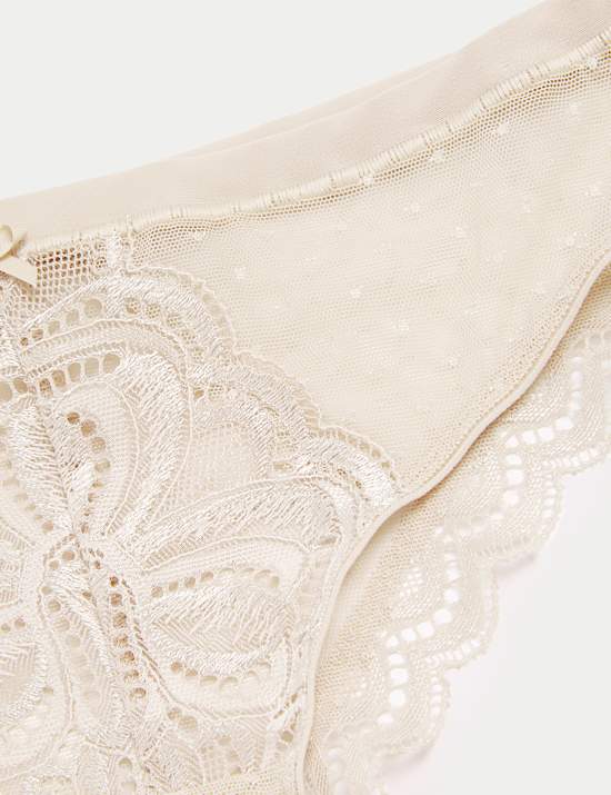 Lot de 3 tangas Amelia en dentelle