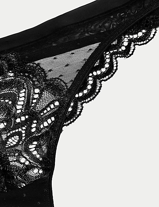 3pk Amelia Lace Thongs