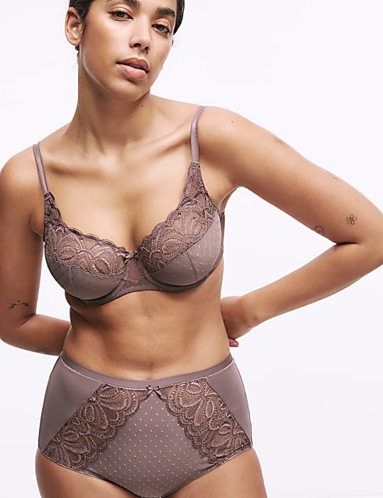 3pk Amelia Lace Full Briefs