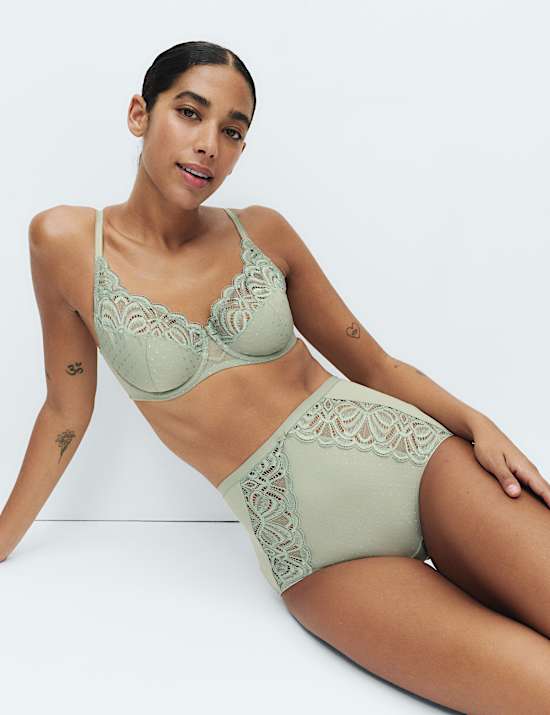 3pk Amelia Lace Full Briefs