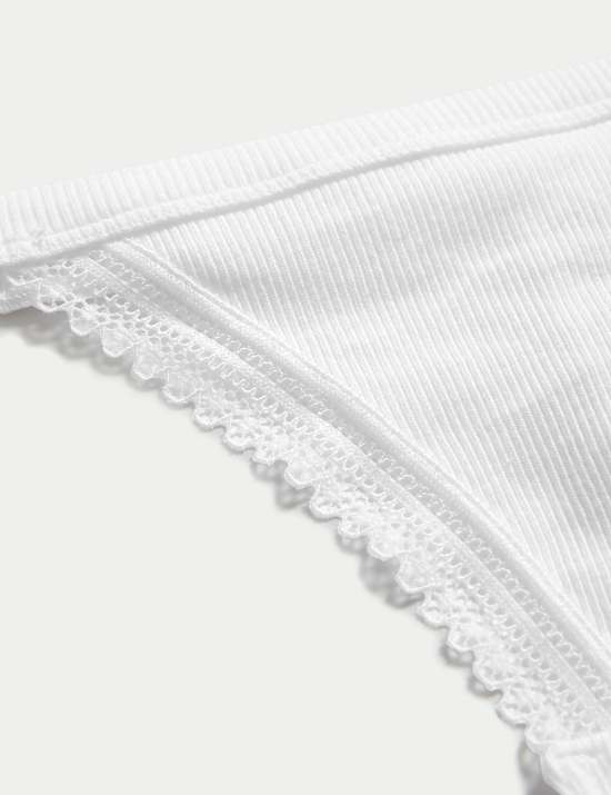 Cotton Rich Rib Tanga Thong