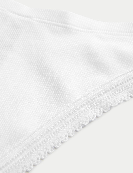 Braguitas de algodón acanalado Miami