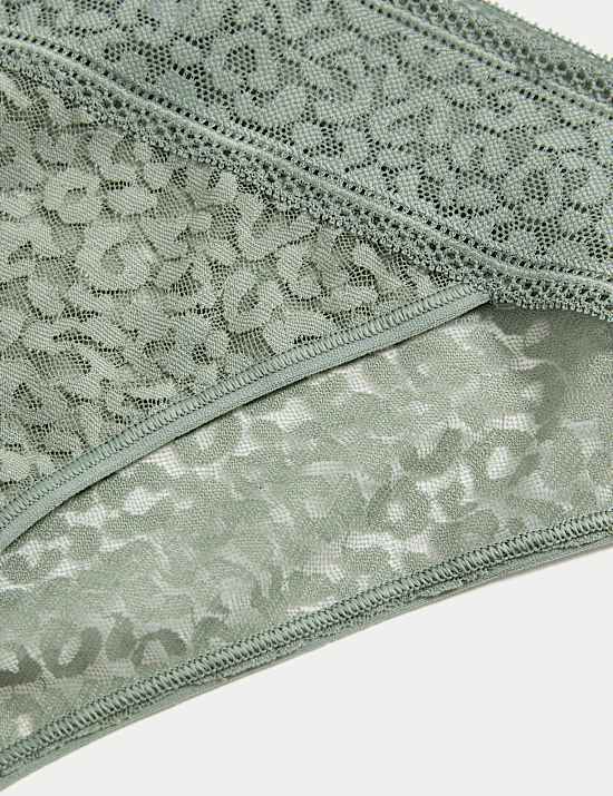 Animal Lace Brazilian Knickers