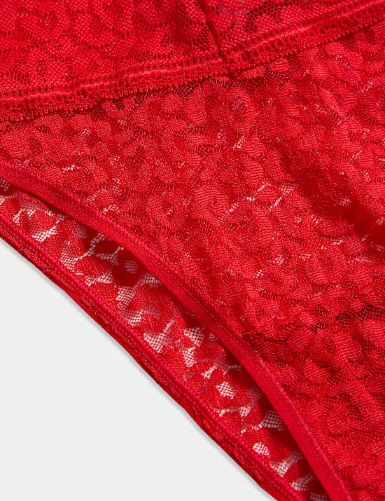 Animal Print Lace Miami Knickers