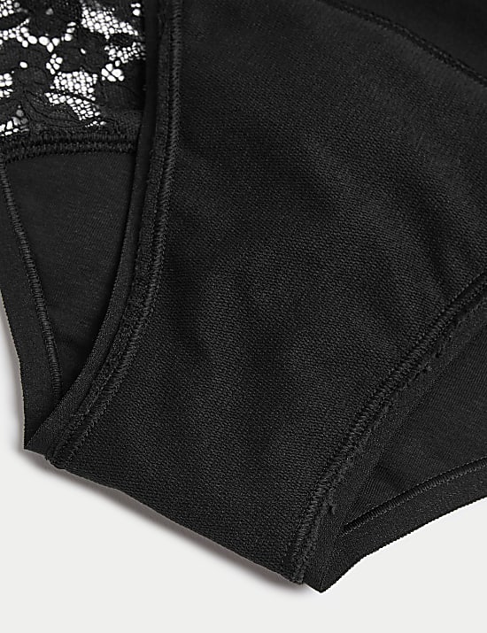 Lot de 3 culottes menstruelles coupe &eacute;chancr&eacute;e ultra-absorbantes