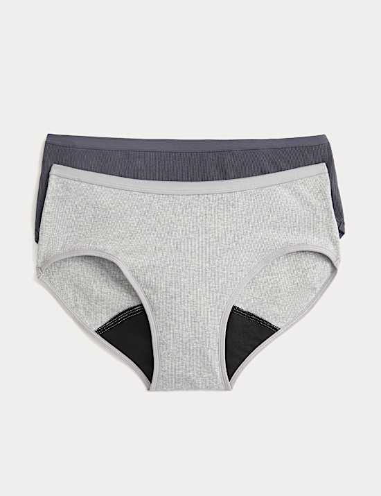 2 Pack Heavy Absorbency Period Knicker Shorts