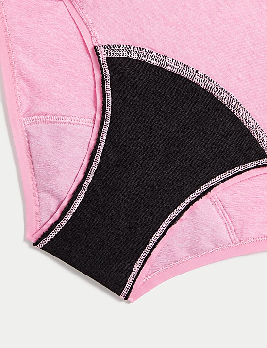 Lot de 3 culottes embo&icirc;tantes menstruelles ultra-absorbantes