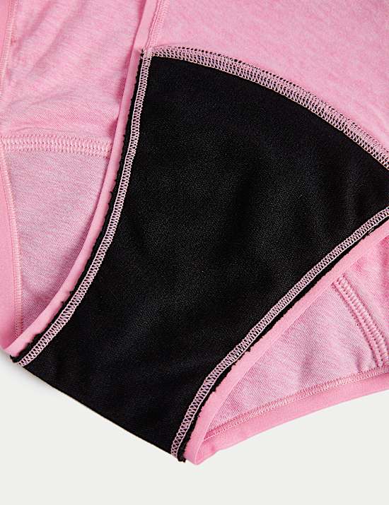Lot de 3 culottes menstruelles coupe &eacute;chancr&eacute;e ultra-absorbantes