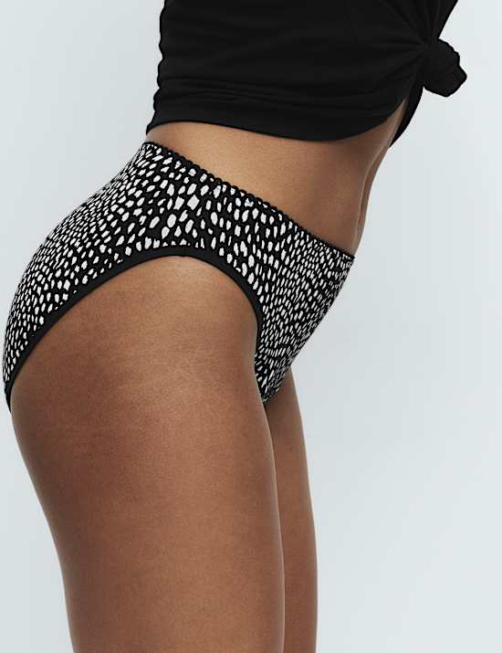 3pk Heavy Absorbency Period High Leg Knickers