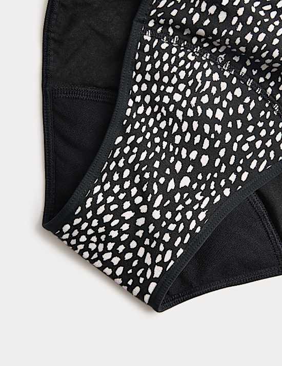 3pk Heavy Absorbency Period High Leg Knickers